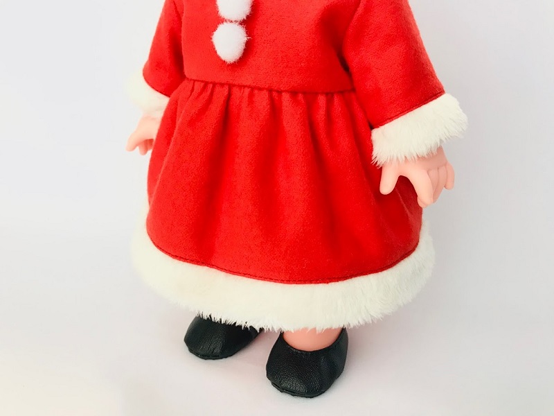 メルちゃんのクリスマスサンタ服の作り方と無料型紙☆プレゼントに☆ | メルちゃんHandmade.net